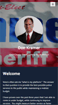 Mobile Screenshot of kramerforsheriff.com